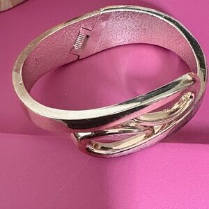 Silver Tone Cuff Bracelet
